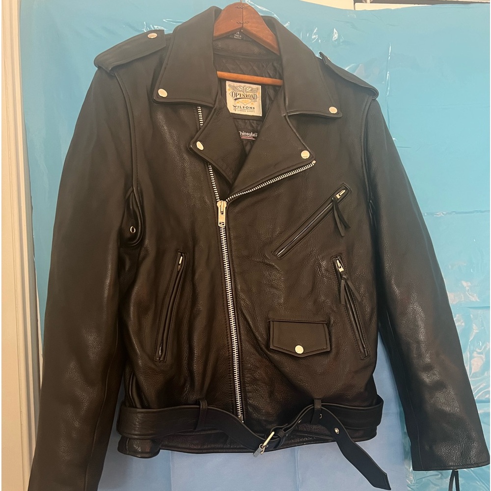 Vintage Mens Medium Open Road Motorcycle Jacket